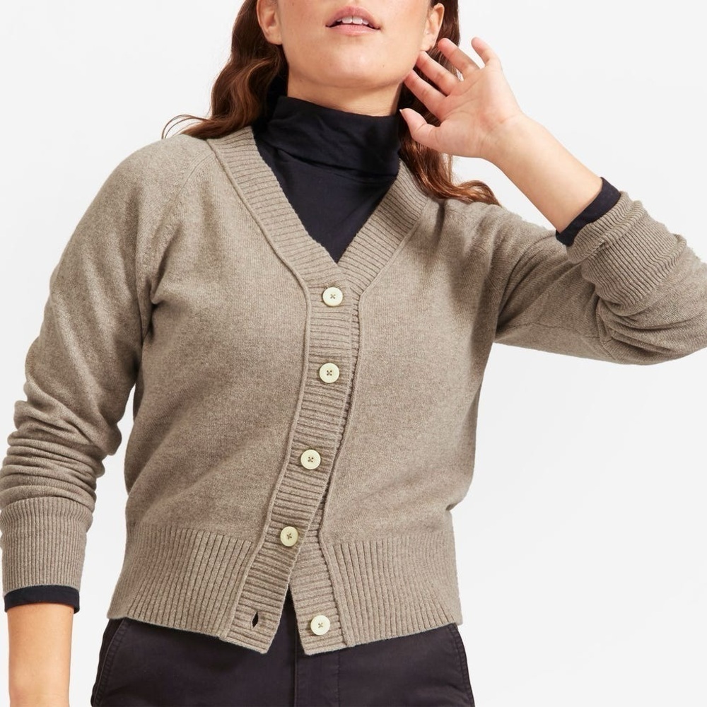 Everlane recashmere varsity sweater cardigan